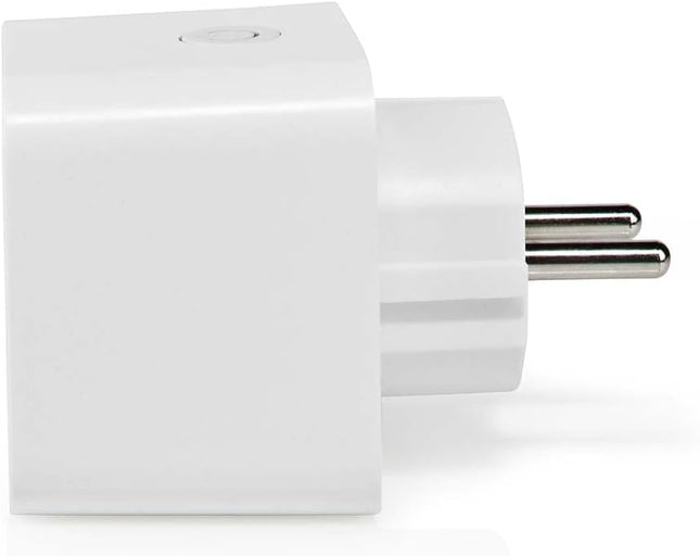 Nedis SmartLife Enchufe Inteligente Wi-Fi Interior – Control Remoto, Temporizador y Voz (Alexa/Google/Siri*)
