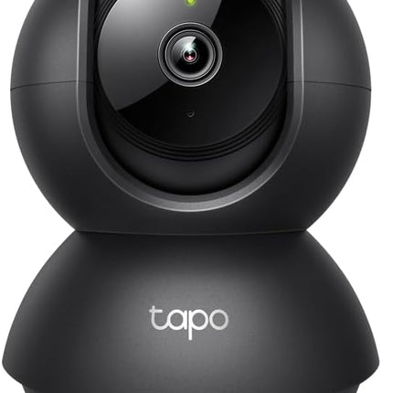 Tapo C201 Cámara WiFi Interior 360° 1080p – Detección IA (Personas) + Seguimiento, Llanto de Bebé, Visión Nocturna 12m, Audio 2 Vías, microSD 512GB, Alexa/Google