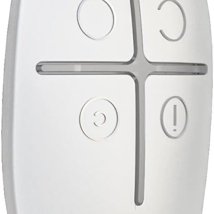 AJAX StarterKit Blanco 20288 – Alarma Profesional sin Cuotas con Hub + MotionProtect + DoorProtect + SpaceControl (Botón Pánico), App Ajax Security, Ethernet/GSM