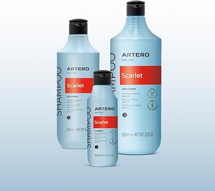 Artero Champú Scarlet – Champú potenciador de color para perros (Rojo, Marrón, Chocolate, Apricot) – Brillo e Intensidad de color
