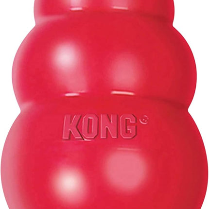 KONG Classic – Juguete Rellenable de Caucho Natural para Perros, Ideal para Masticación y Estimulación Mental