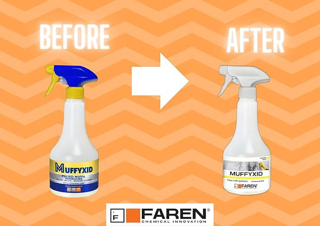 Faren 414500SP – Limpiador Antimoho para Textiles Beige, Tratamiento que Elimina y Limpia Moho