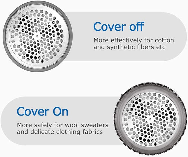 Quitapelusas Eléctrico con 3 Alturas y 2 Velocidades – Eliminador de Pelusas Seguro para Todo Tipo de Tejidos