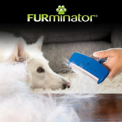 FURminator Undercoat deShedding Tool para Perros de Pelo Largo – Cepillo Profesional Reduce Muda y Nudos, Tecnología Skin Guard