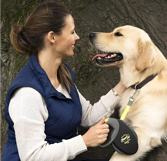 Flexi Giant Tape L 8 m – Correa Extensible para Perros Grandes hasta 50 kg, Cinta Resistente y Freno Seguro