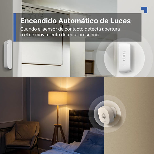 Tapo T30 Kit Alarma Hogar – Hub H100 + Sensor Movimiento T100 + 2 Sensores Puerta/Ventana T110, Sirena hasta 90 dB, Alertas en App Tapo, Automatizaciones, Sin Cuotas