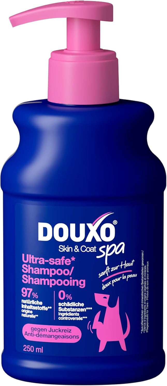 Douxo Spa Champú Alivia para Perros – Champú Calmante Ultrasuave para Piel Sensible y con Picor Leve, Uso Frecuente