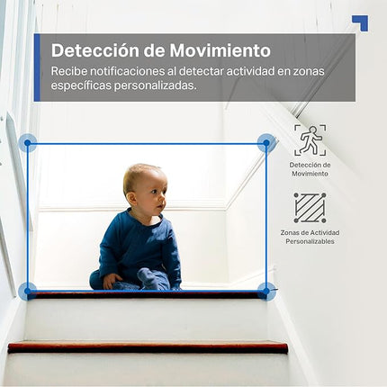 Tapo C230 Cámara WiFi Interior 360° 3K 5MP – IA (Persona/Mascota/Vehículo/Llanto), Visión Nocturna 12 m, Alarma Luz/Sonido, Audio 2 Vías, microSD 512 GB, Alexa/Google