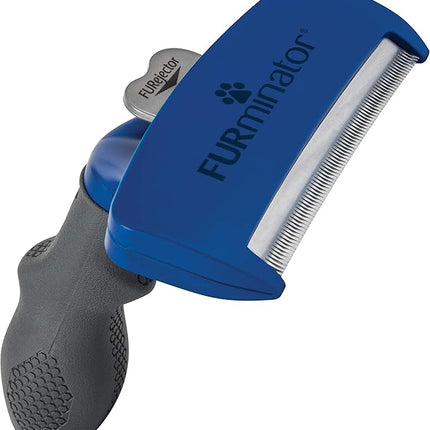 FURminator Undercoat deShedding Tool para Perros de Pelo Largo – Cepillo Profesional Reduce Muda y Nudos, Tecnología Skin Guard