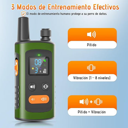 Training Collar for Dogs – Collar de Adiestramiento para Perros con Control Remoto y Modos Ajustables