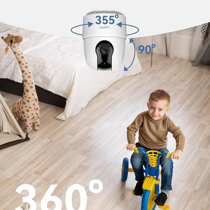 Imou Ranger 2 3MP (2K) Cámara IP WiFi 360° – Detección Humana, Seguimiento, Visión Nocturna 10m, Sirena, Audio 2 Vías, Modo Privacidad, microSD 256GB