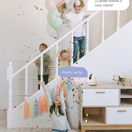 Imou Cámara WiFi Interior 360° 4MP (2.5K) – Detección Humana, Seguimiento, Visión Nocturna 10m, Audio 2 Vías, Modo Privacidad, microSD 256GB, Alexa