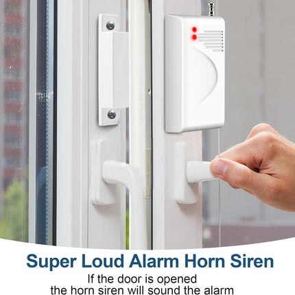 TOWODE 012 Kit Alarma WiFi 2.4GHz – Sirena 115 dB, Sensor PIR + Puerta/Ventana, Mandos, Alertas App (Tuya), Sistema Ampliable DIY