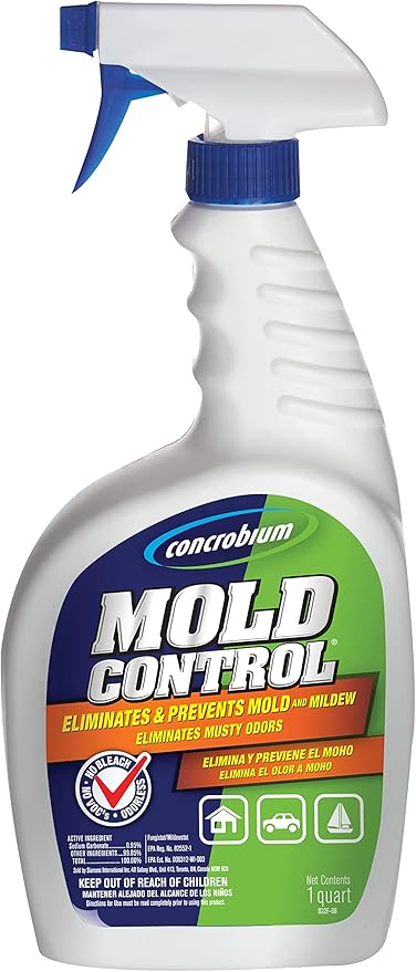 Concrobium Mold Control Spray 900 ml – Eliminador y Preventor de Moho sin Lejía