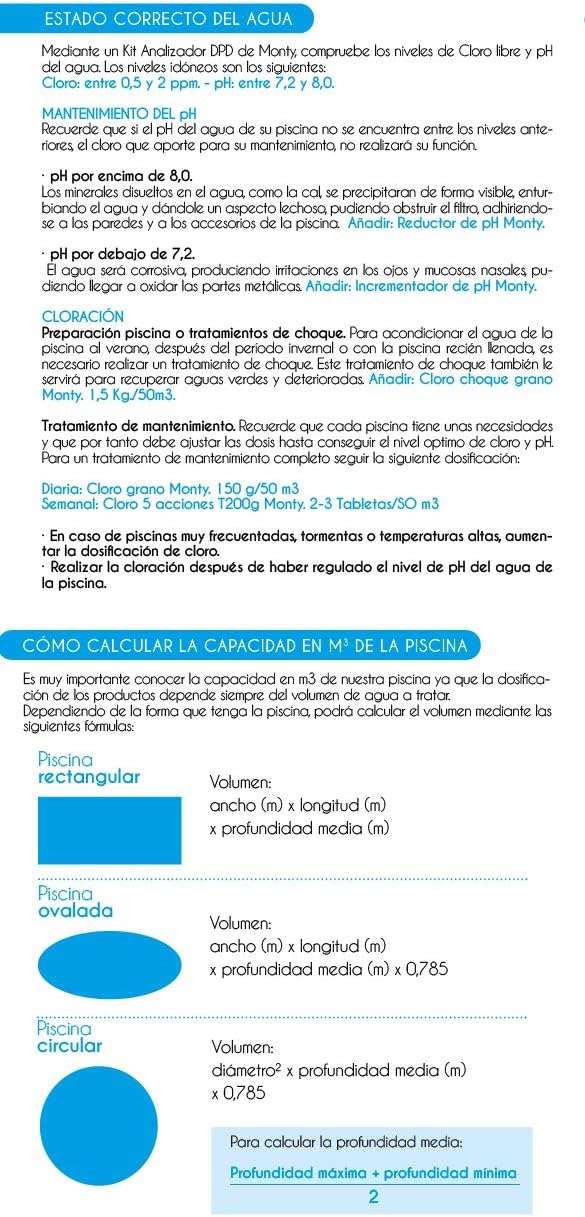 LOLAhome Cloro Multifunción 5 Acciones Mini Piscinas – 50 Pastillas 20 g (1 kg), Disolución Lenta, Mantenimiento Agua