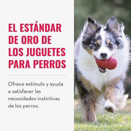 KONG Classic – Juguete Rellenable de Caucho Natural para Perros, Ideal para Masticación y Estimulación Mental