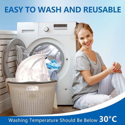 Bolas Filtrantes para Filtro de Arena 800 g (Reutilizables) – Sustituyen 28 kg de Arena – Medio Filtrante para Piscina y Acuario (AFXXE)