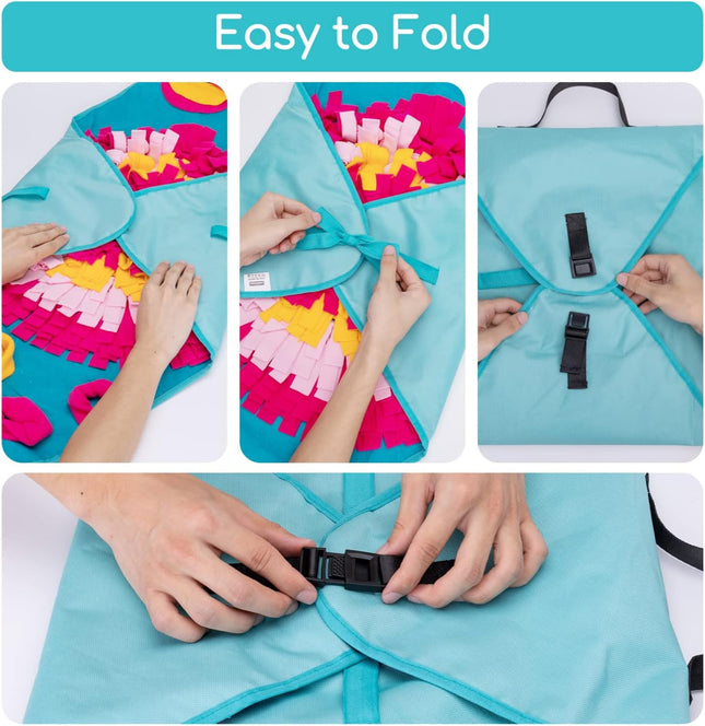 Nobleza Smelling Mat – Alfombra Olfativa para Perros, Juego de Inteligencia y Alimentación Lenta