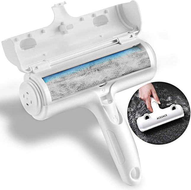 ACE2ACE Atrapapelos Reutilizable para Mascotas – Rodillo Removedor de Pelo para Sofás, Ropa, Alfombras y Coche