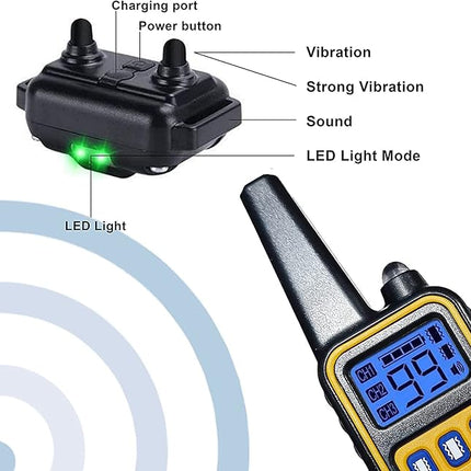 IXIN Collar de Adiestramiento para Perros con Control Remoto Inalámbrico – Modos Ajustables y Uso Responsable
