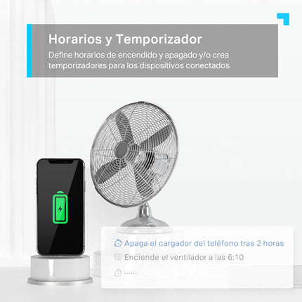 TP-Link Tapo P110 Mini – Enchufe Inteligente Wi-Fi 2.4 GHz con Monitorización de Energía, Horarios y Control desde App