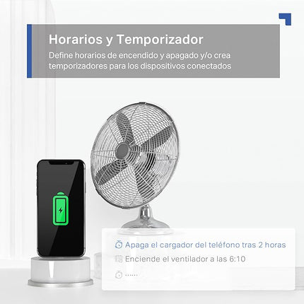 TP-Link Tapo P115 (Pack 4) – Enchufe Inteligente Wi-Fi 16A con Monitorización de Energía, Programación y Control por Voz