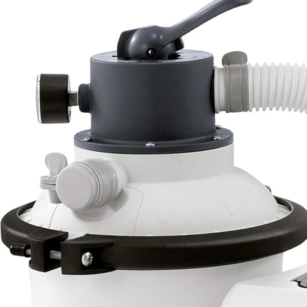 Intex Krystal Clear Depuradora de Arena SX925 3.500 L/h (55249) – Válvula 4 Funciones con Bloqueo, Temporizador 1–12 h, Hydro Aeration, Piscinas hasta 17.000 L