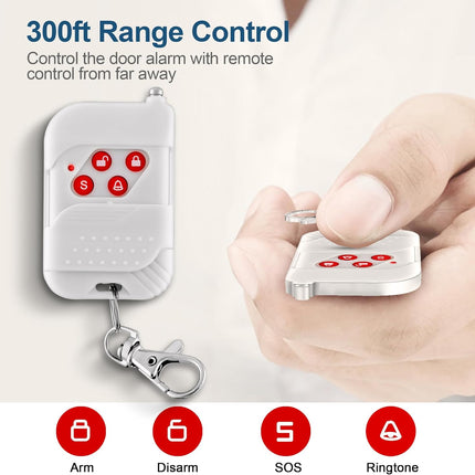 TOWODE 012 Kit Alarma WiFi 2.4GHz – Sirena 115 dB, Sensor PIR + Puerta/Ventana, Mandos, Alertas App (Tuya), Sistema Ampliable DIY