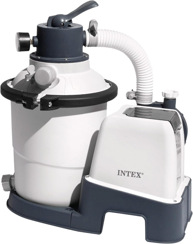 Intex Krystal Clear Depuradora de Arena SX925 3.500 L/h (55249) – Válvula 4 Funciones con Bloqueo, Temporizador 1–12 h, Hydro Aeration, Piscinas hasta 17.000 L
