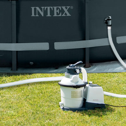 Intex Krystal Clear Depuradora de Arena SX925 3.500 L/h (55249) – Válvula 4 Funciones con Bloqueo, Temporizador 1–12 h, Hydro Aeration, Piscinas hasta 17.000 L