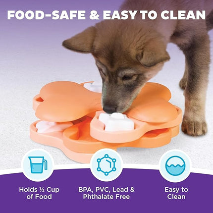 Nina Ottosson Puppy Tornado – Juego de Inteligencia para Perros, Dispensador Interactivo de Recompensas