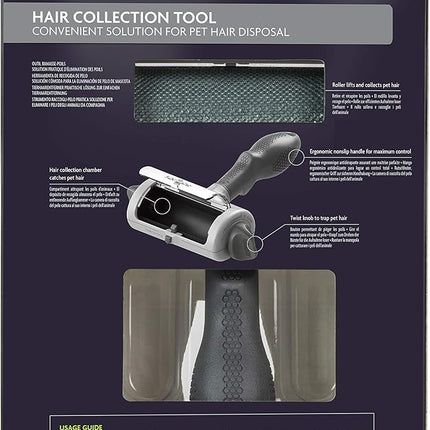 FURminator Atrapapelos de Mano – Herramienta Manual Reutilizable para Eliminar Pelo de Mascotas de Sofás, Alfombras y Ropa