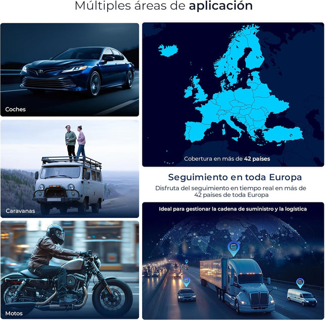 Salind 11 4G Localizador GPS Magnético para Coche y Maquinaria – Tiempo Real, Historial 365 Días, Alarmas Antirrobo, SIM Integrada (Suscripción), Batería Larga Duración