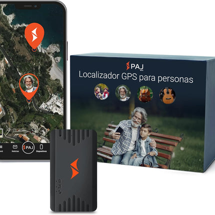 PAJ People Finder 4G – Mini GPS 4G para Niños y Mayores, Ubicación en Tiempo Real, Alertas App, Geovalla, IP65, Batería hasta 5 días, SIM incluida (Suscripción)