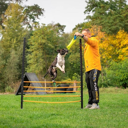 Bull Fit Dog Teether 25 cm con Asa – Mordedor Resistente para Perros Medianos y Grandes, Ideal para Masticación y Juego