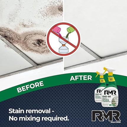 RMR-86 Instant Mold Stain Remover – Eliminador Profesional de Manchas de Moho de Acción Inmediata