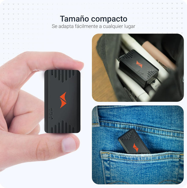 PAJ People Finder 4G – Mini GPS 4G para Niños y Mayores, Ubicación en Tiempo Real, Alertas App, Geovalla, IP65, Batería hasta 5 días, SIM incluida (Suscripción)