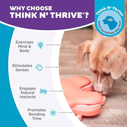 Nina Ottosson Puppy Tornado – Juego de Inteligencia para Perros, Dispensador Interactivo de Recompensas