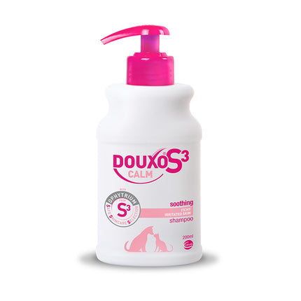 DOUXO S3 CALM Champú Calmante para Perros y Gatos – Piel Sensible y con Picor, Hipoalergénico, Hidratante, Recomendado por Veterinarios
