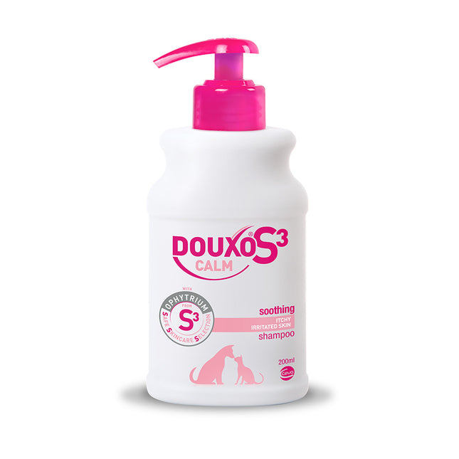 DOUXO S3 CALM Champú Calmante para Perros y Gatos – Piel Sensible y con Picor, Hipoalergénico, Hidratante, Recomendado por Veterinarios
