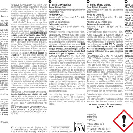 Tamar Cloro Choque Acción Rápida 5 kg – Cloro Granulado Alta Solubilidad para Recuperar Agua Turbia, Tratamiento de Choque y Mantenimiento (B01G965P5S)